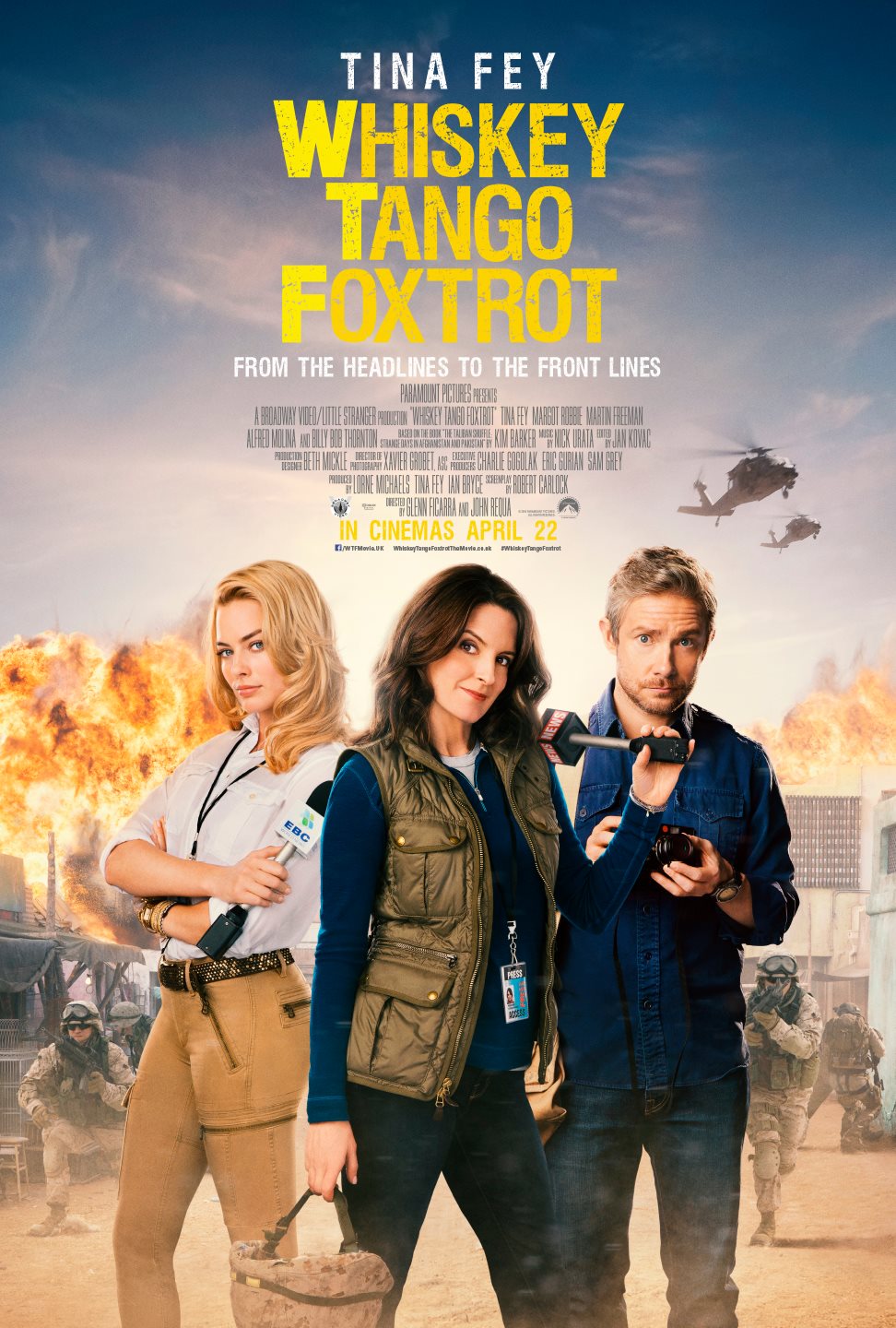 Viskis, tango, fokstrotas / Whiskey Tango Foxtrot (2016)